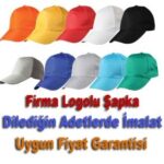Promosyon şapkalar üzerine 3D kabartma ve düz nakış işleme