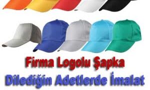 Promosyon şapkalar üzerine 3D kabartma ve düz nakış işleme