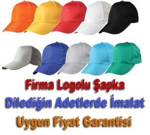 Promosyon şapkalar üzerine 3D kabartma ve düz nakış işleme